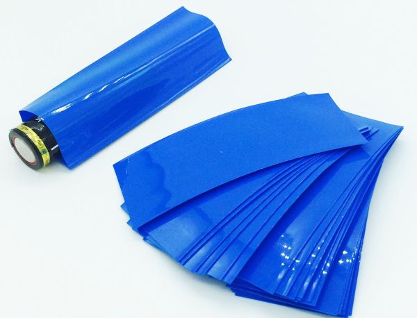 Blue Heat Shrink Tube 300mm Width x 1 Meter Length - PVC Insulation for Lithium-Ion Batteries - Image 5