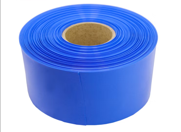 Blue Heat Shrink Tube 300mm Width x 1 Meter Length - PVC Insulation for Lithium-Ion Batteries - Image 2