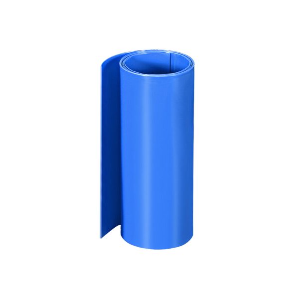 Blue Heat Shrink Tube 300mm Width x 1 Meter Length - PVC Insulation for Lithium-Ion Batteries - Image 6